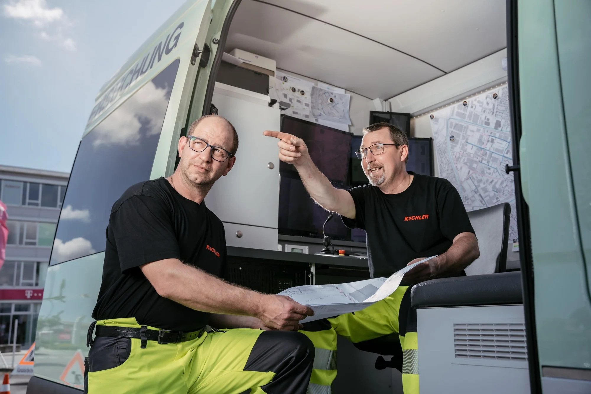 Blasarbeiten mit Luftförderanlage